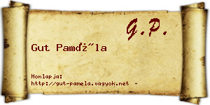 Gut Paméla névjegykártya